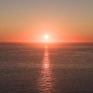 Aerial shot of the Sunset over La Jolla Shores La Jolla Farms Black’s Beach and Torrey Pines