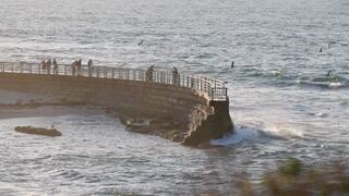 Children’s Pool during sunset in La Jolla San Diego California