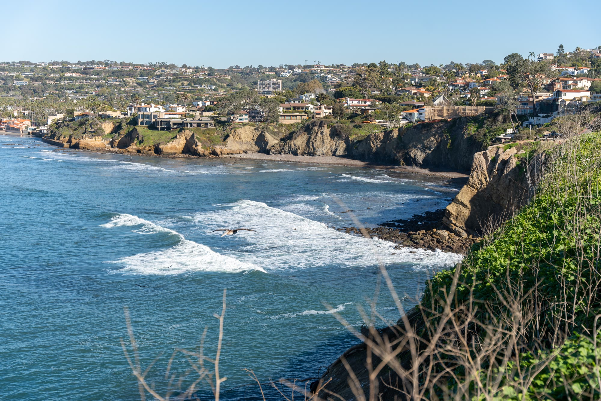 Coast walk Trail in La Jolla Overlooking La Jolla Cove