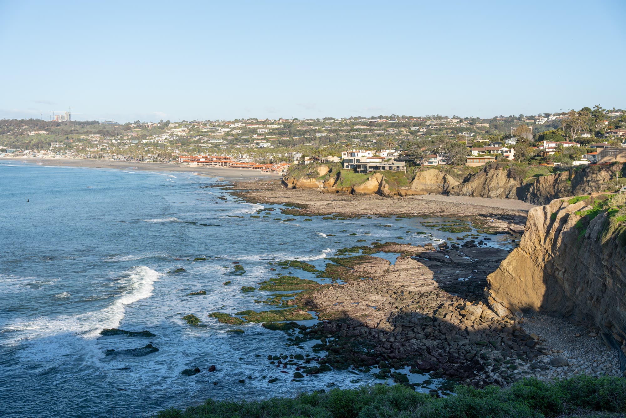 The views from Coast Walk Trail in La Jolla overlooking La