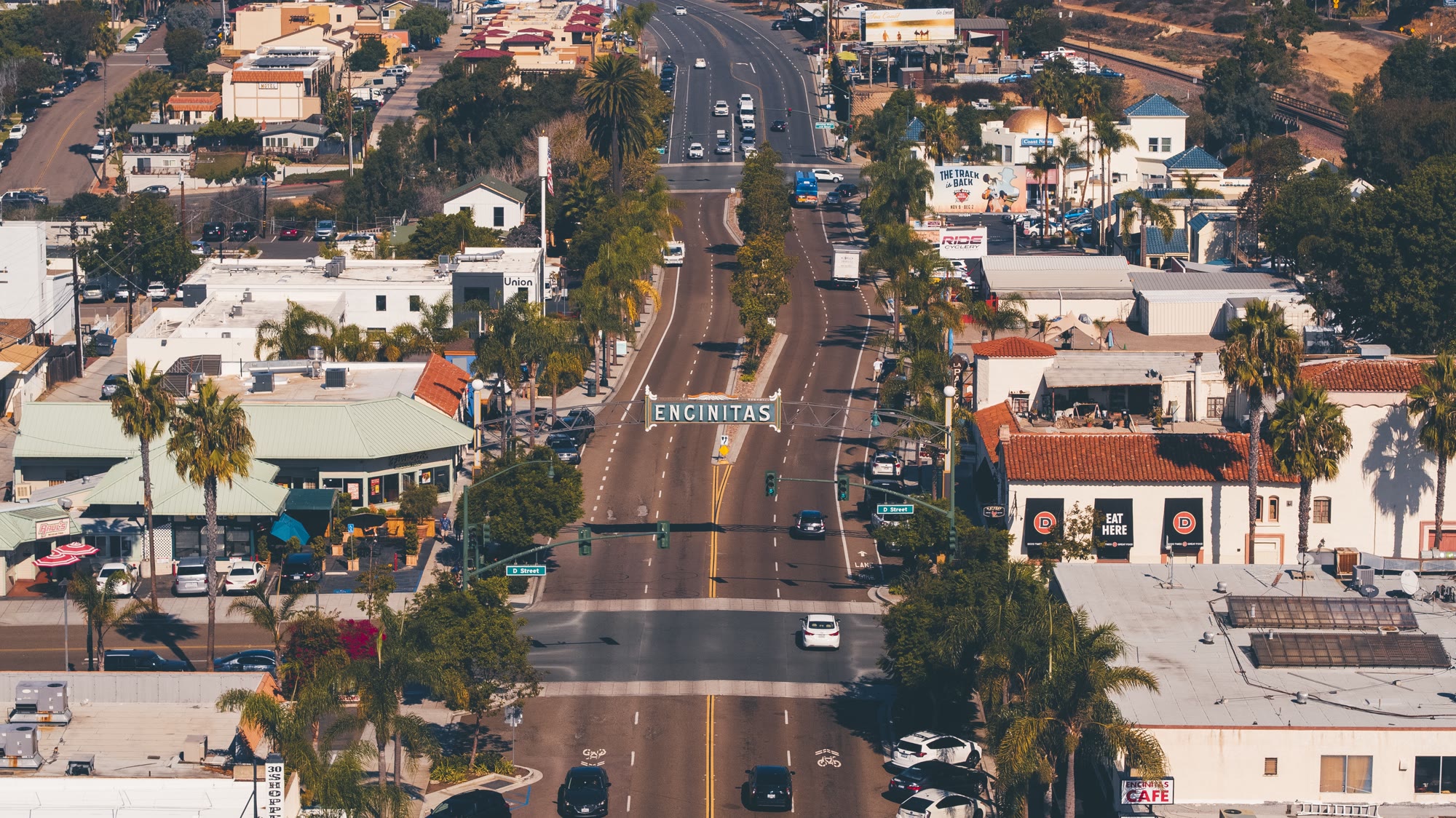 Downtown Encinitas in San Diego