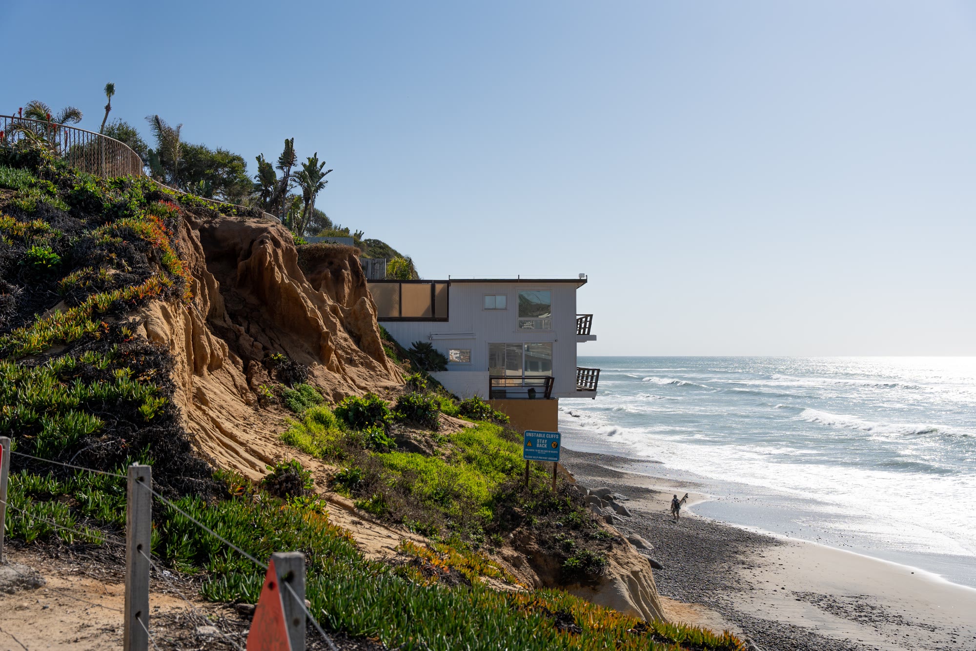 The view from Moonlight Beach Overlook in Encinitas
