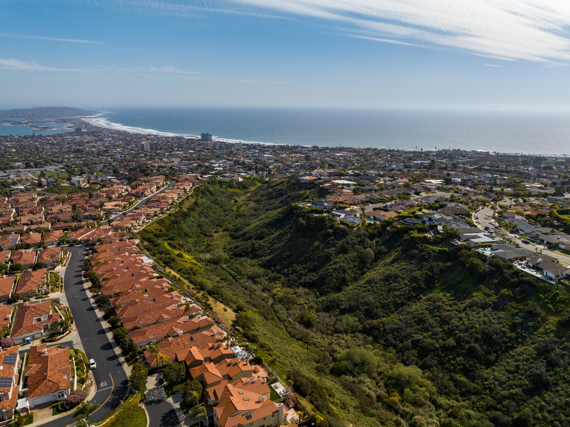 Aerial View of La Jolla Alta and La Jolla Mesa