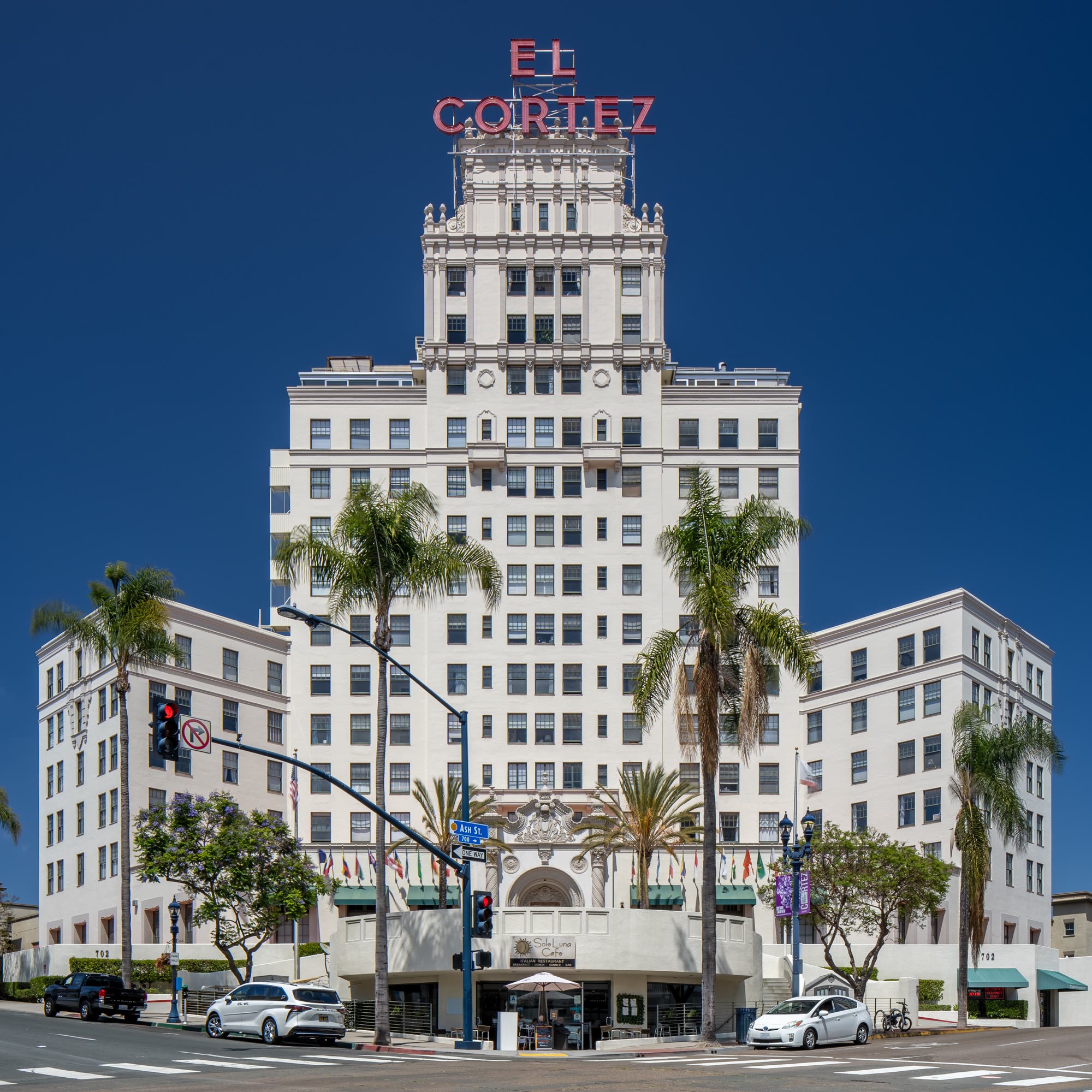 The Historic Landmark El Cortez Condo Building in Downtown