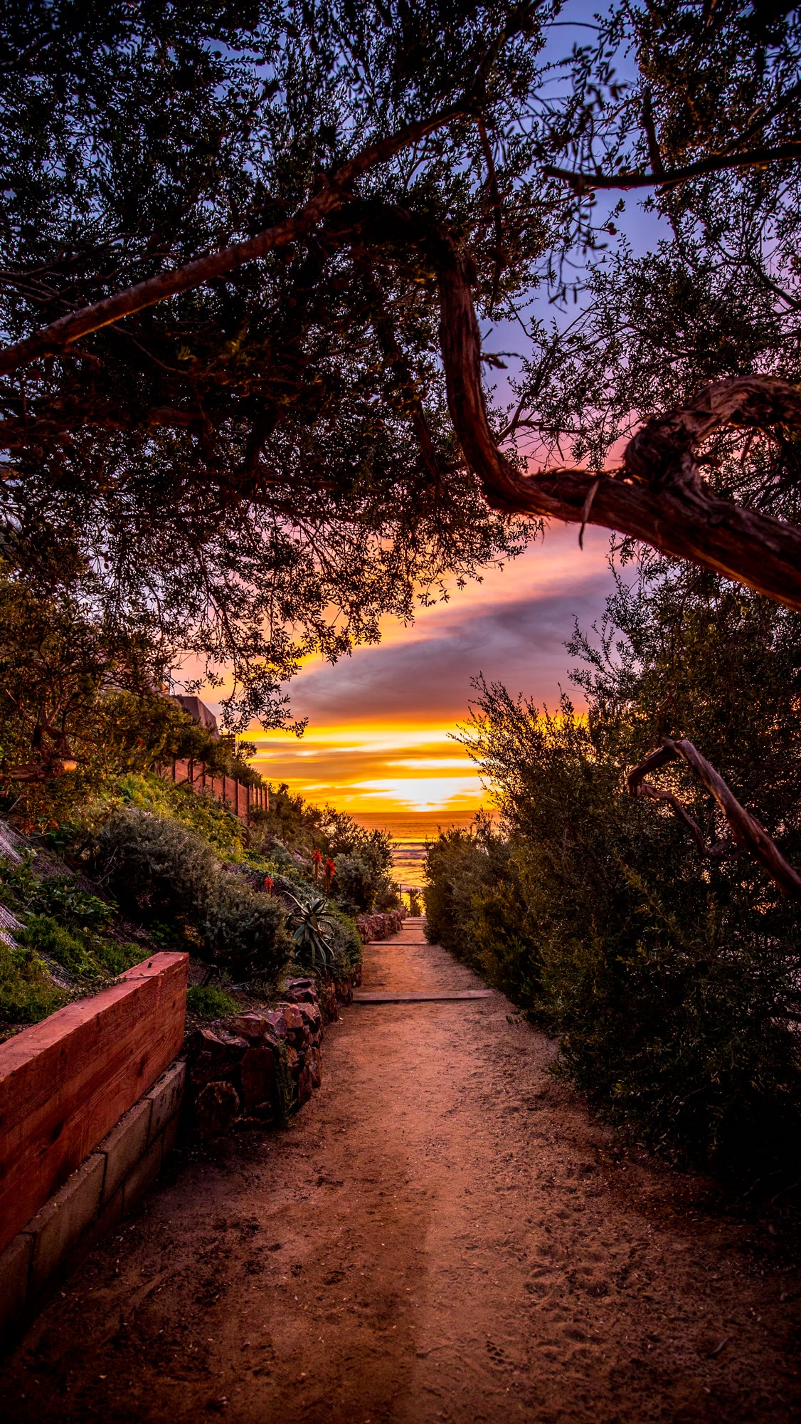 Amazing Sunset in Solana Beach San Diego