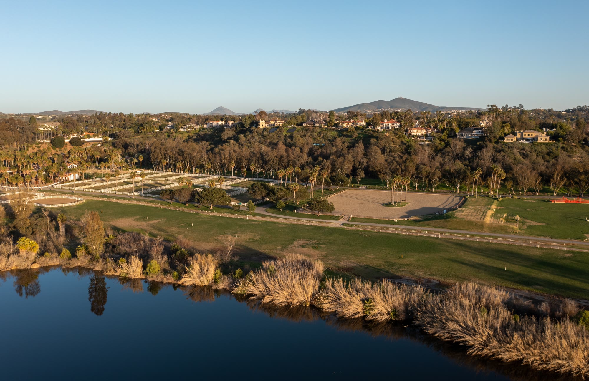 Aerial Photo over Fairbanks Ranch in Rancho Santa Fe