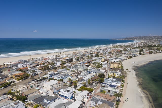 Mission Beach and Mission Bay | Drone Photo #7