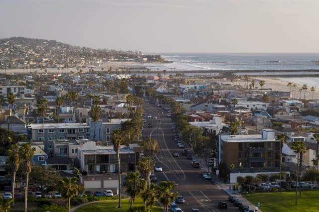 Photography of Mission Bay and Mission Beach in San Diego on a Beautiful Day | Drone Photo #42