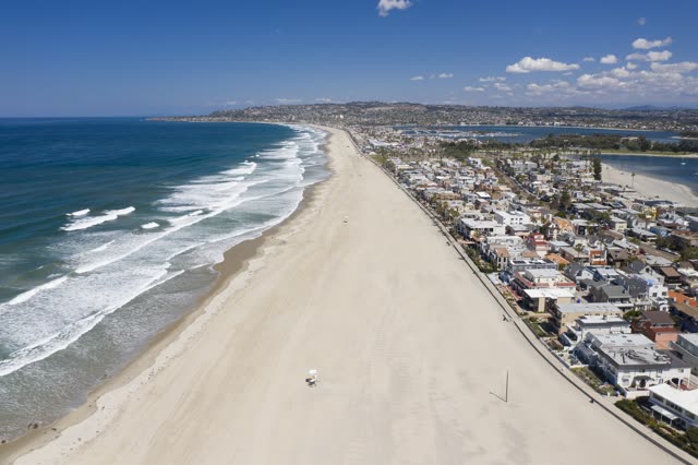 Mission Beach and Mission Bay | Drone Photo #3