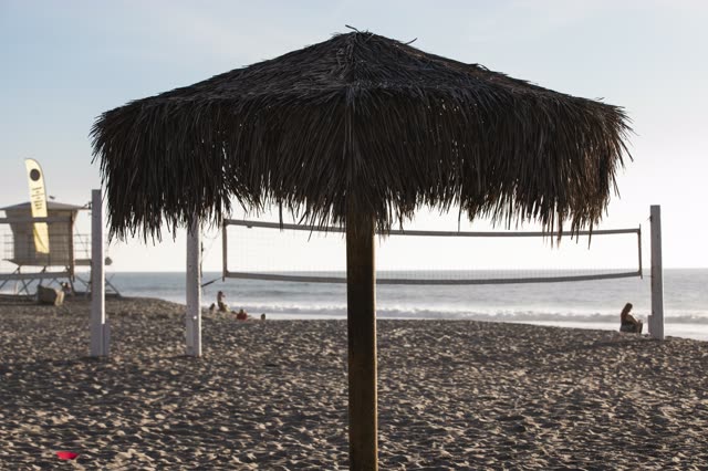 The beach, the ocean and open country at Moonlight Beach.