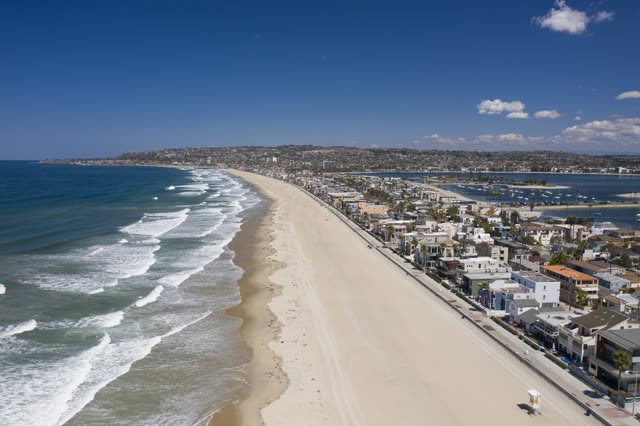 Mission Beach and Mission Bay | Drone Photo #12