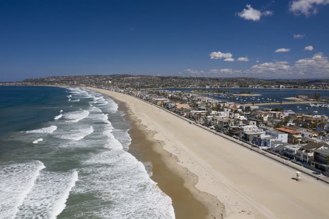 Mission Beach and Mission Bay | Drone Photo #11