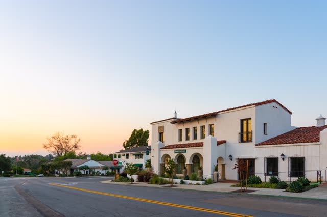 The downtown streets, homes and the buildings at Covenant.