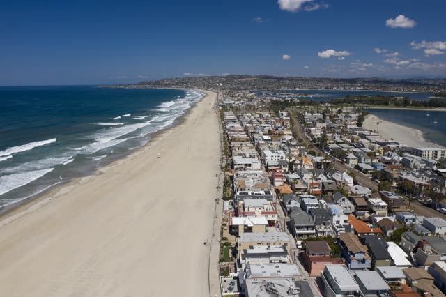 Mission Beach and Mission Bay | Drone Photo #9