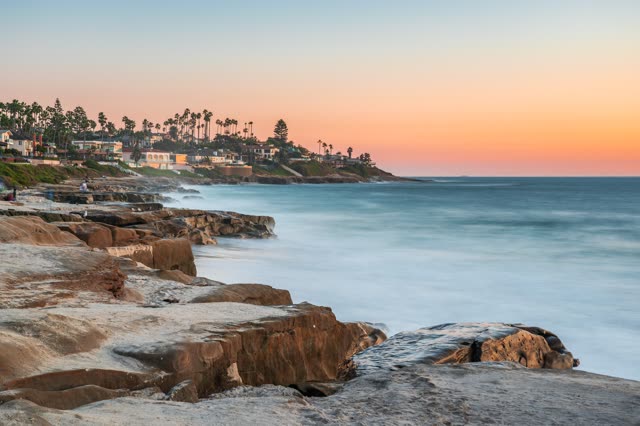 Sunset Long Exposure at Windansea Beach in La Jolla | Photo – 1