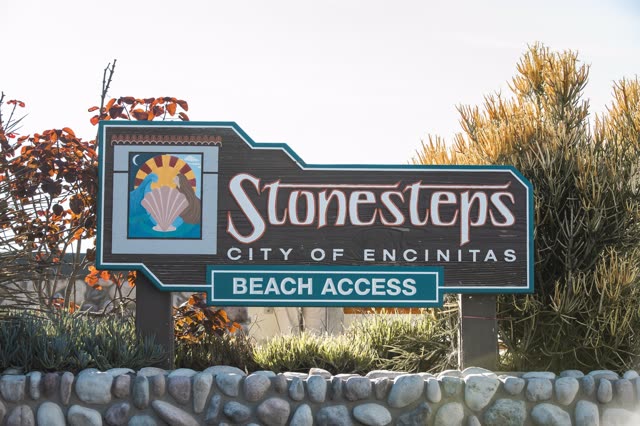 The beach and open country in Encinitas.