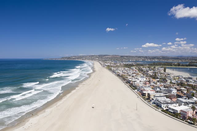 Mission Beach and Mission Bay | Drone Photo #2