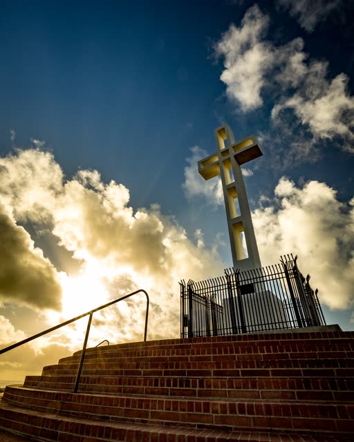 Sunset on Mount Soledad National Veterans Memorial San Diego | Photo – 8