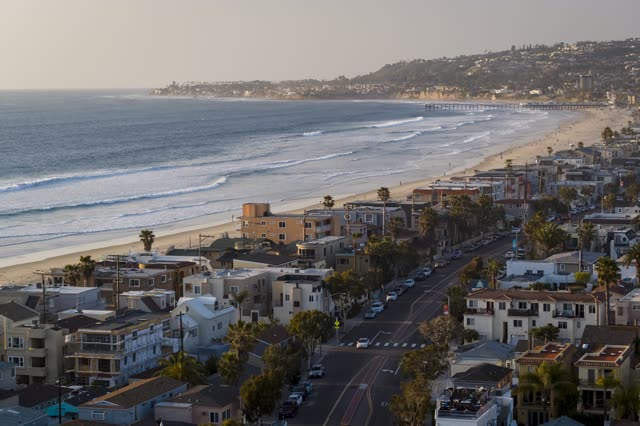 Photography of Mission Bay and Mission Beach in San Diego on a Beautiful Day | Drone Photo #45