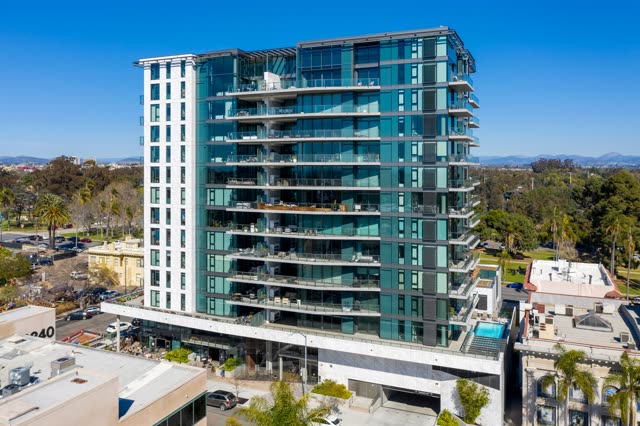 The Park Luxury Condos Bankers Hill Downtown San Diego | Aerial Photo – 1