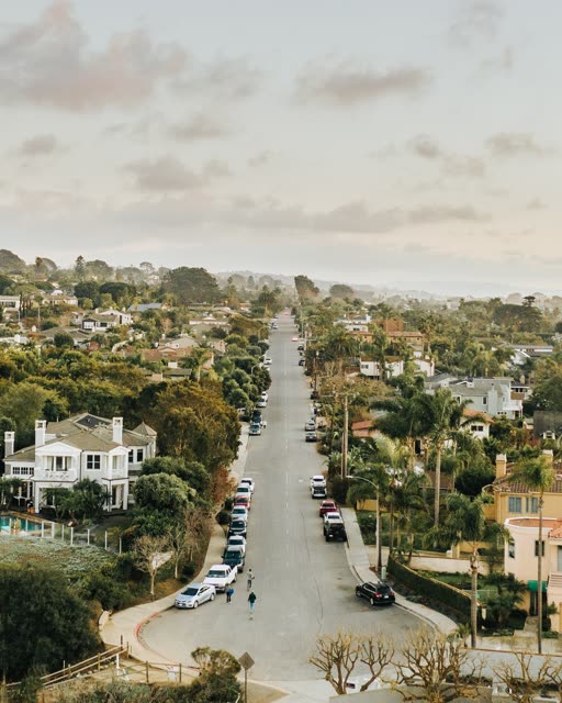 Aerial shot of an amazing sunset over Solana Beach | Drone Photo – 6