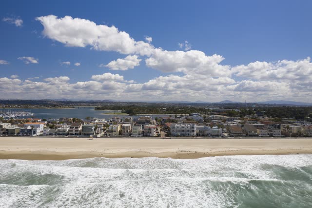Mission Beach and Mission Bay | Drone Photo #10