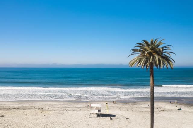 Moonlight Beach in Encinitas | Drone Photo #37