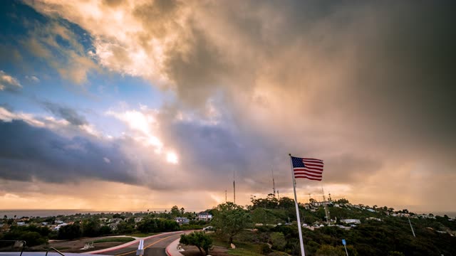 Sunset on Mount Soledad National Veterans Memorial San Diego | Photo – 29