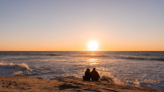 The beach, the surf and the ocean at Windansea.