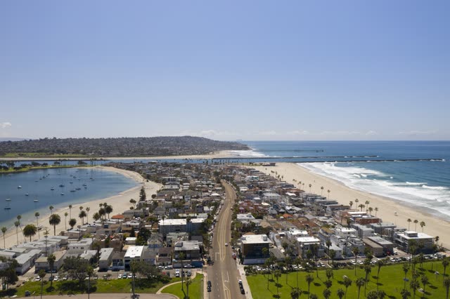 Mission Beach and Mission Bay | Drone Photo #16