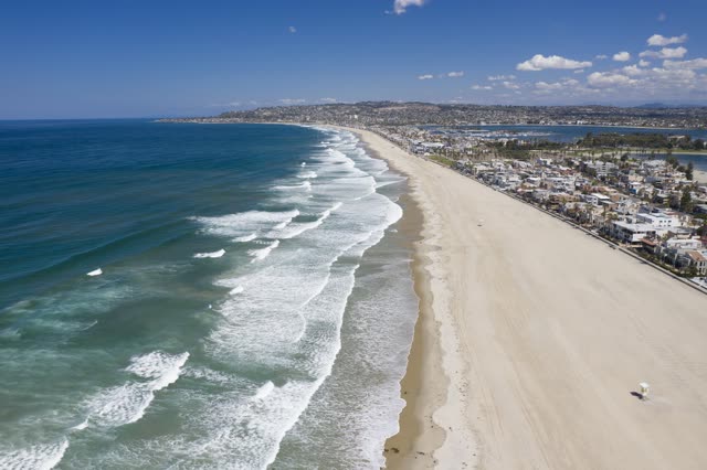 Mission Beach and Mission Bay | Drone Photo #4