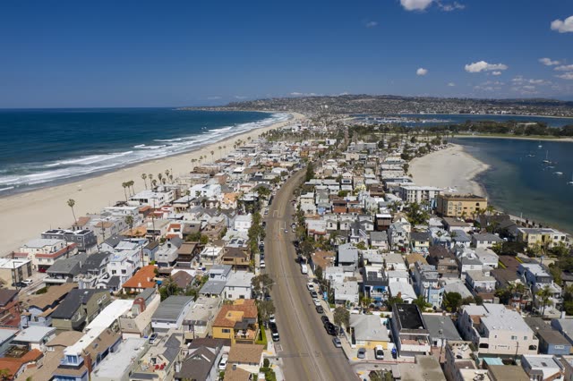 Mission Beach and Mission Bay | Drone Photo #8