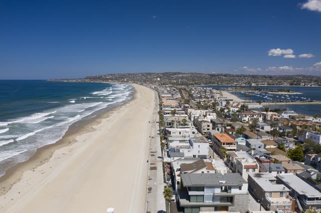 Mission Beach and Mission Bay | Drone Photo #13