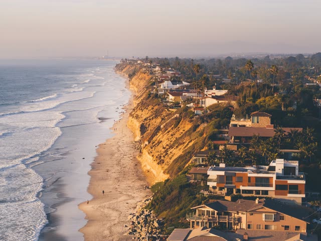 Moonlight Beach in Encinitas | Drone Photo #86