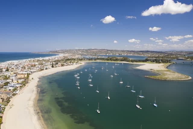 Mission Beach and Mission Bay | Drone Photo #6