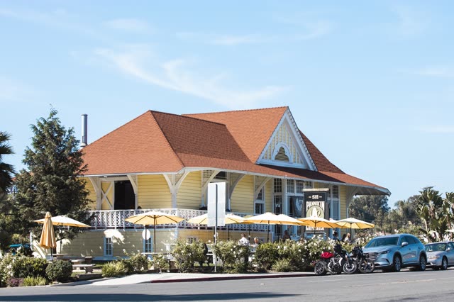 Pannikin Coffee & Tea in Encinitas | Drone Photo