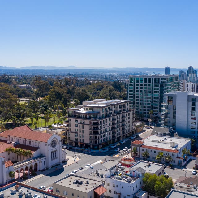 Vue on 5th Condos in Bankers Hill Downtown San Diego | Aerial Photo – 13